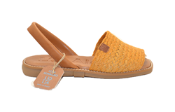 ALMAGRO MINORCHINA IN PELLE TRENZA JUTA MANGO